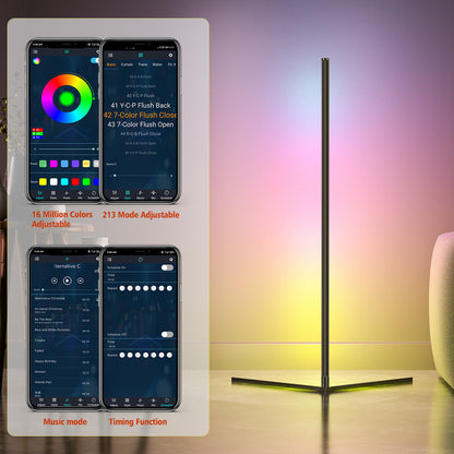 RGB Nordic Corner Floor Lamp ✨