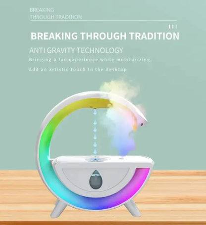 Anti-Gravity Humidifier Water Drop RGB Desk LED Night Light