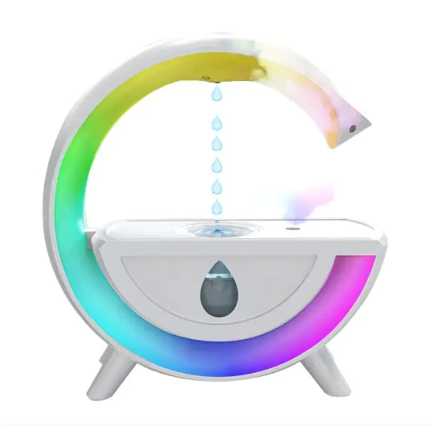 Anti-Gravity Humidifier Water Drop RGB Desk LED Night Light