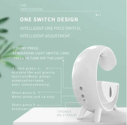 Anti-Gravity Humidifier Water Drop RGB Desk LED Night Light